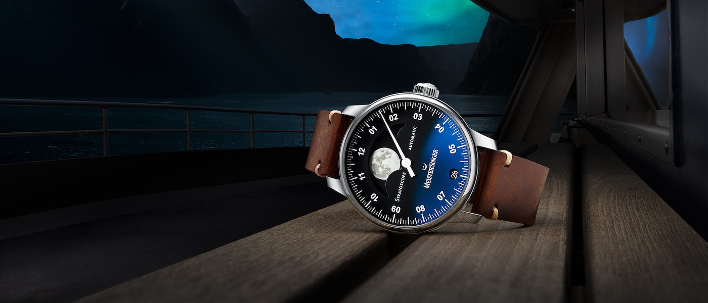 El MeisterSinger Stratoscope con una luna hiper-realista