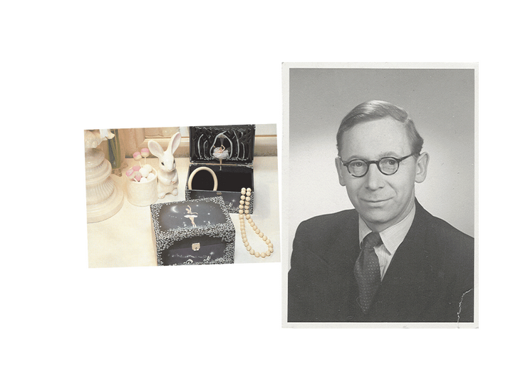 Philip Wolf III (en la foto aquí en 1937) diseñó y desarrolló numerosas técnicas de producción nuevas, bisagras que podrían engraparse a través de la madera, y fue el inventor de la caja de música con una bailarina giratoria.