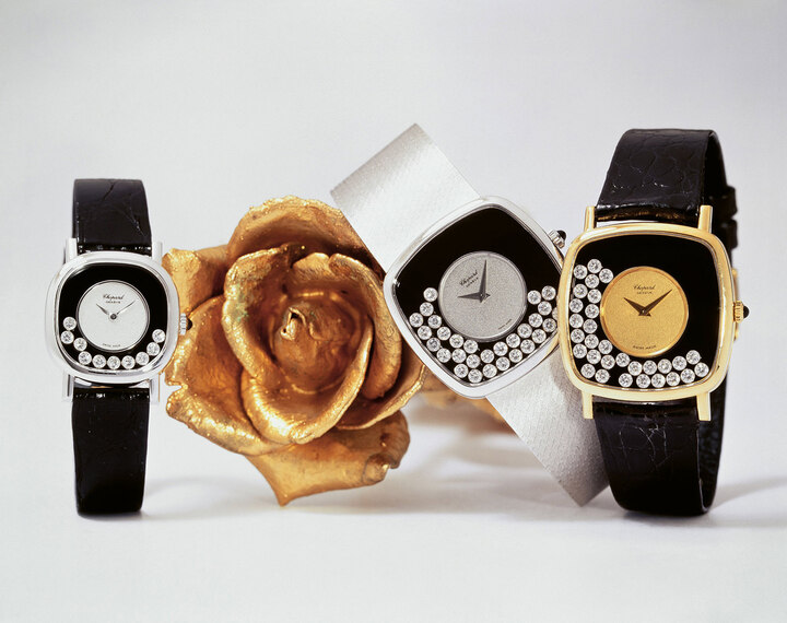 El primer reloj Happy Diamonds (1976)