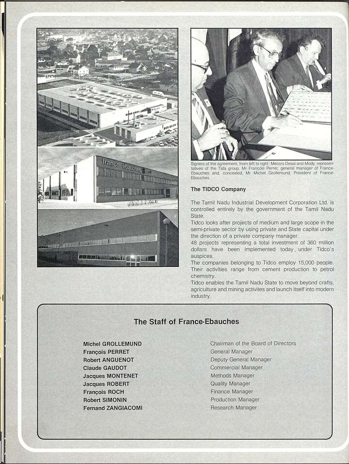 Junto a los fabricantes Japoneses, France Ebauches contribuyó a la transferencia de tecnología que permitió a Titan producir sus propios movimientos y relojes en los inicios de la empresa, como lo muestra este archivo de 1985.