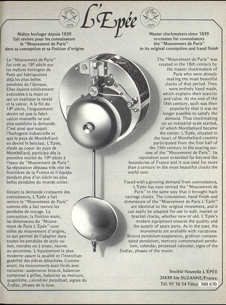 Un artículo publicado en un número de 1978 de Europa Star.